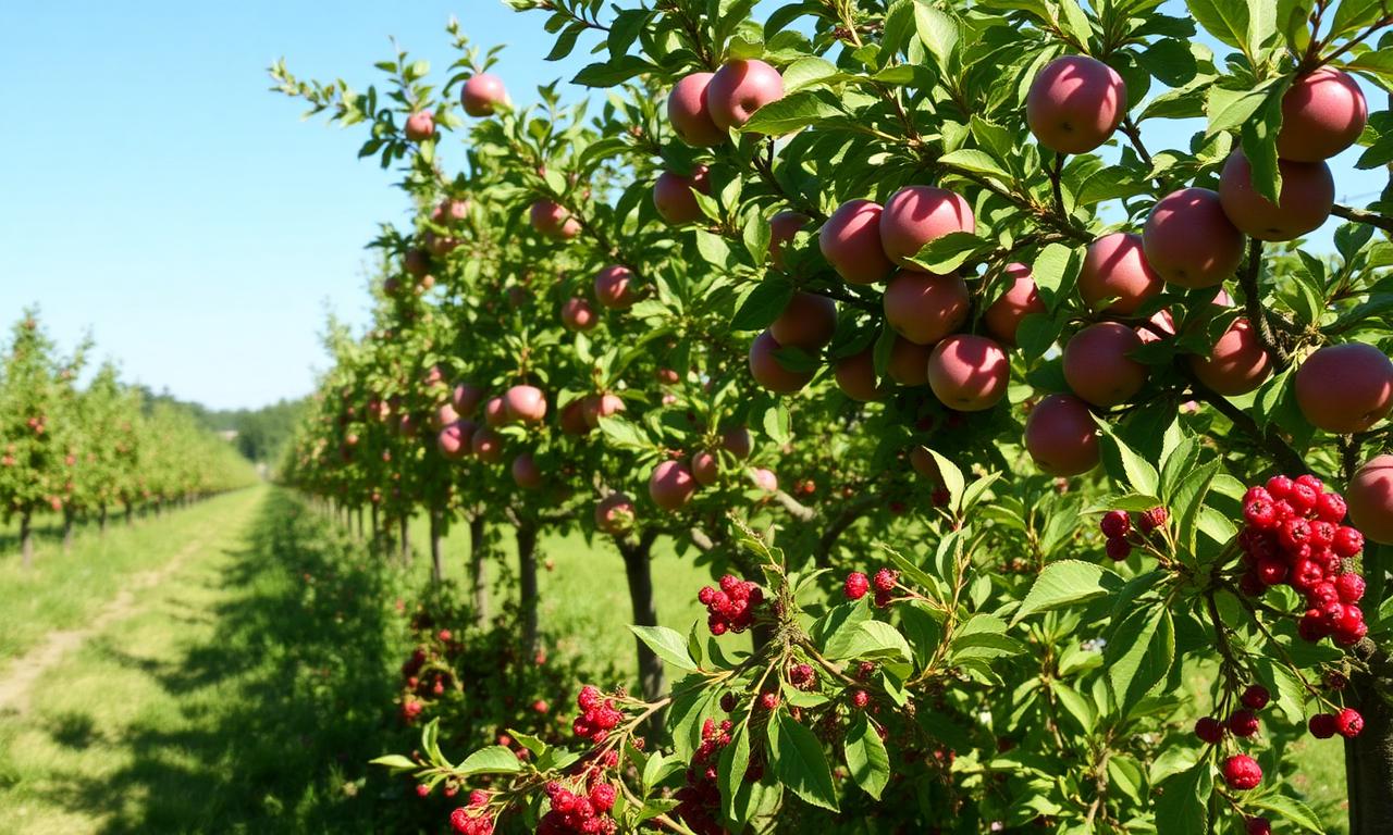 Fruit trees and berries